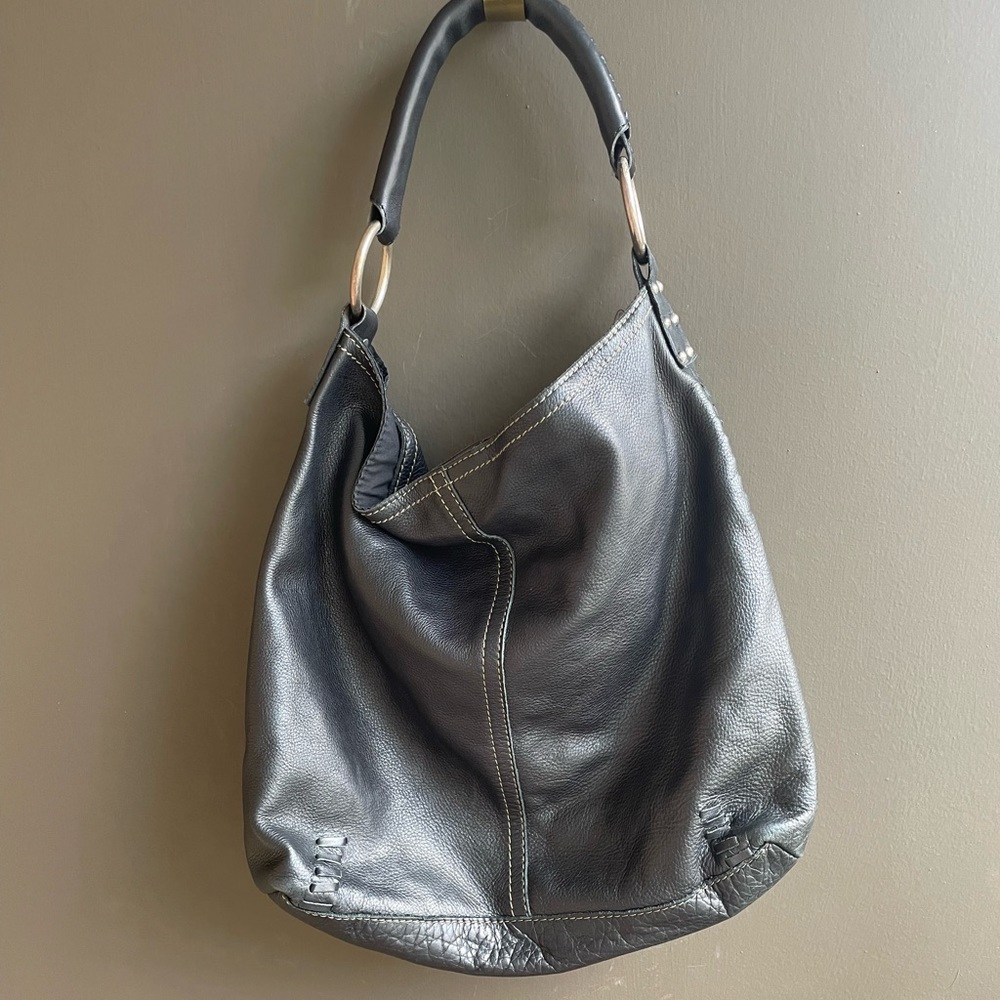 Lucky Brand Shoulder Hobo Bag Black